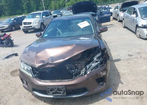 2013 Honda Accord Ex-L V-6 from USA, damaged, VIN 1HGCT2B87DA006494